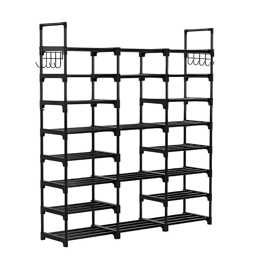 Shoe Storage Space-Saving Caddy Rack 21 Shelves - Free Shipping