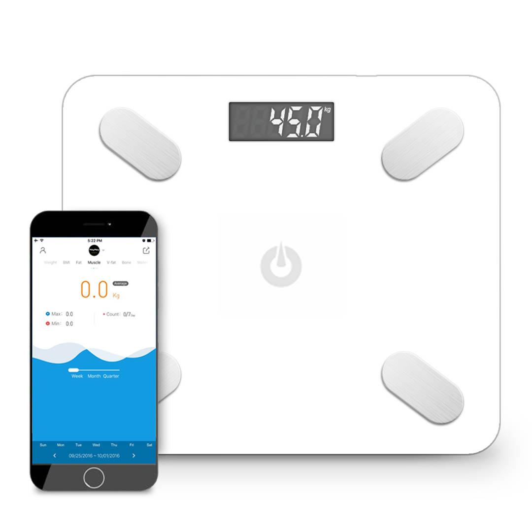 Wireless Bluetooth Digital Body Fat Scale Bathroom Weighing Scale - Free Shipping