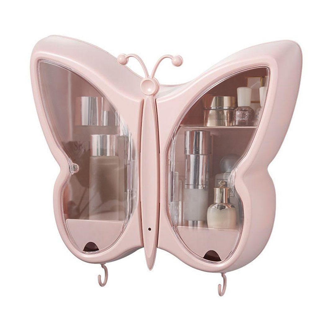 Wall Mounted Butterfly Makeup Box