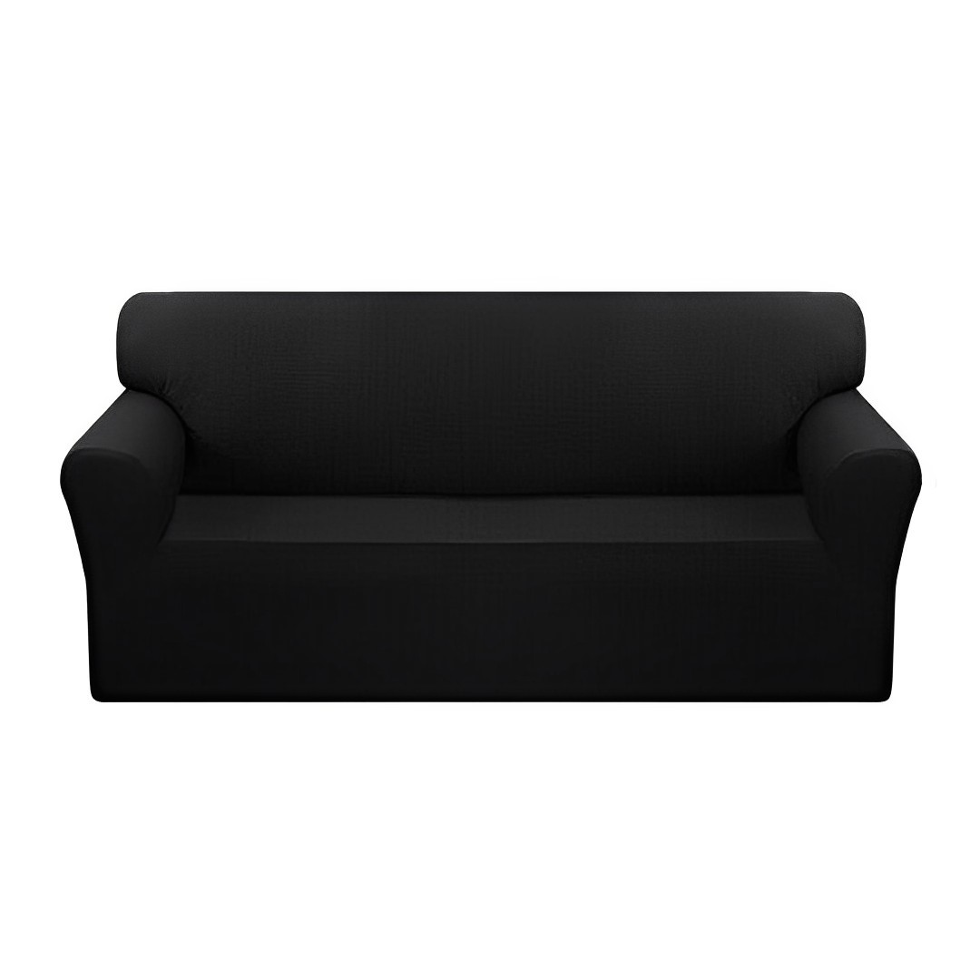 Modern Black Sofa Couch Protector Lounge Slipcover - Free Shipping