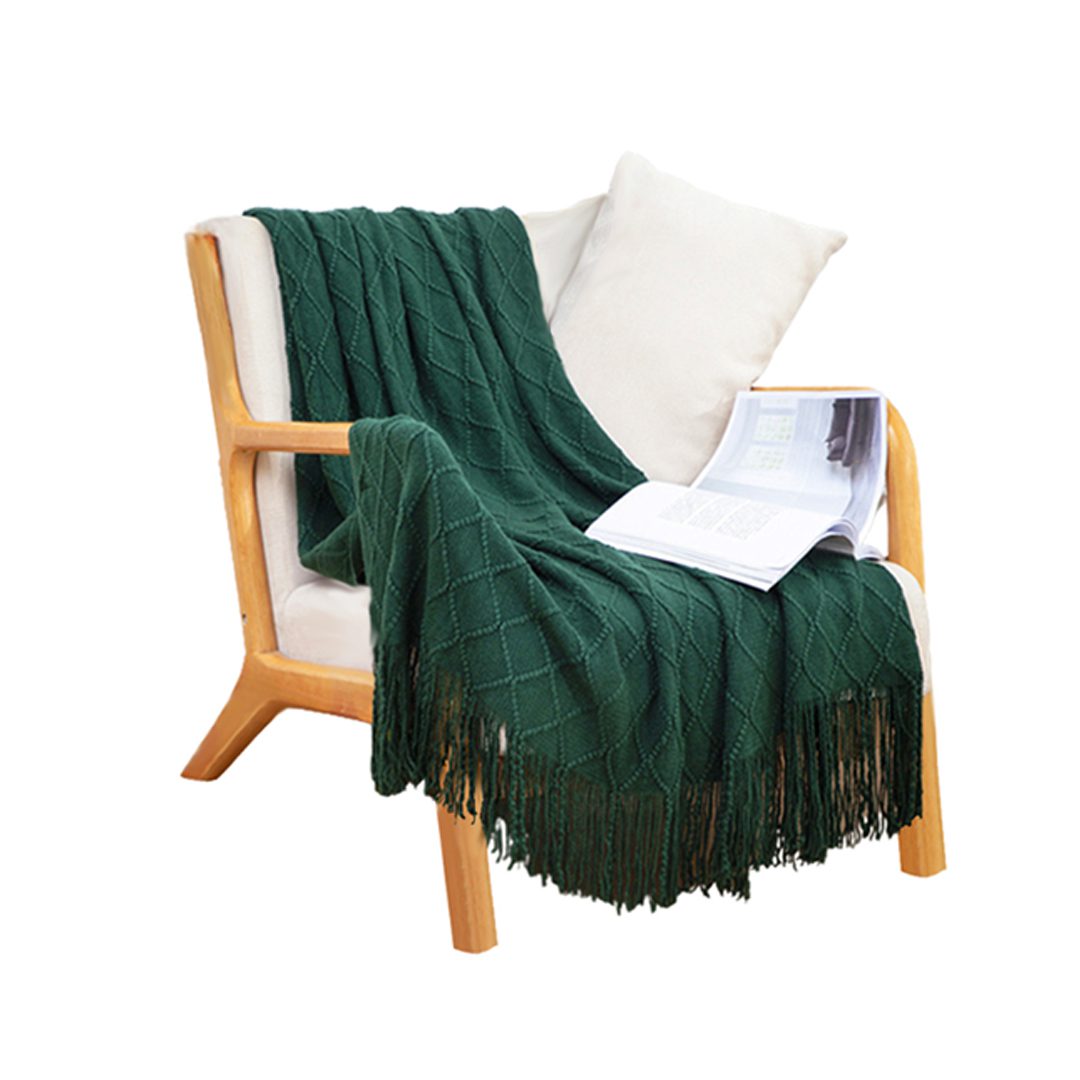 Green Throw Blanket