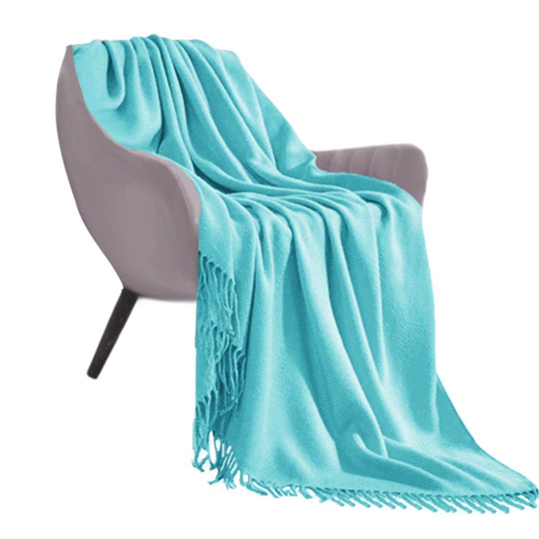 Teal Throw Blanket