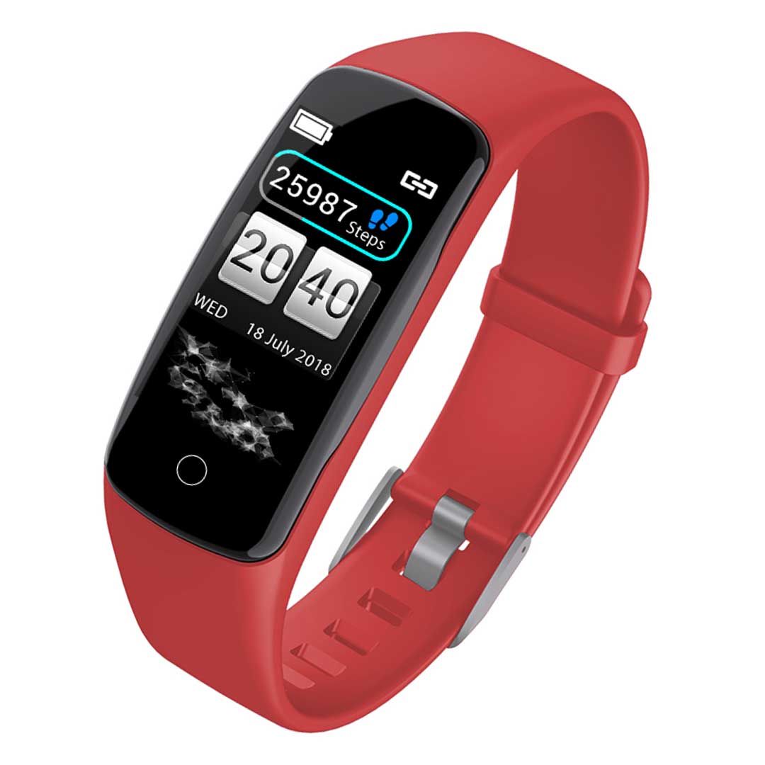 Running Smartwatch Sport Wrist Health Tracker Smart Watch Red - Free Shipping