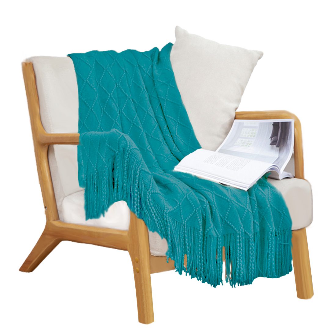 Pattern Knitted Throw