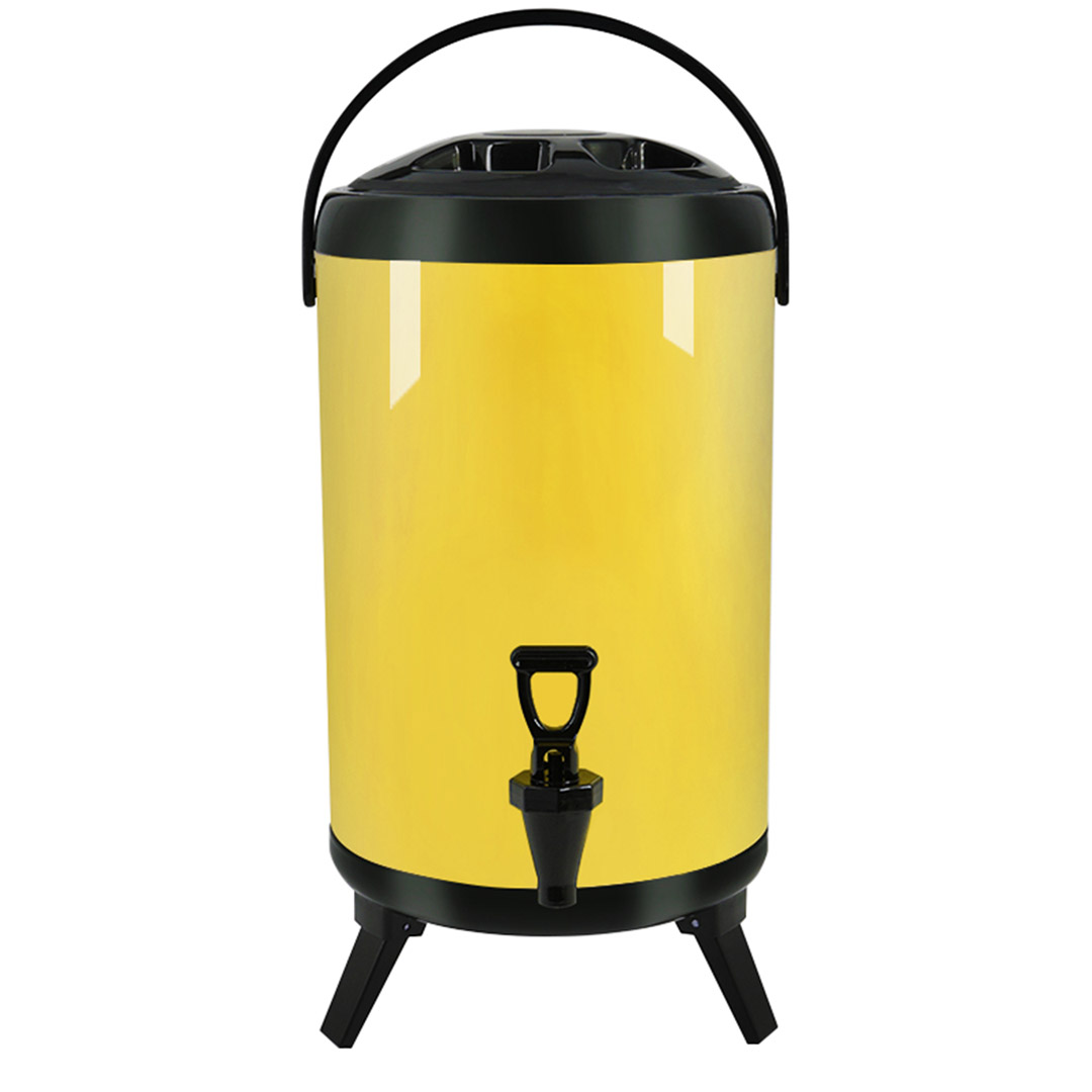 Steel Insulated Tea Barrel Hot Beverage Dispenser - Free Shipping