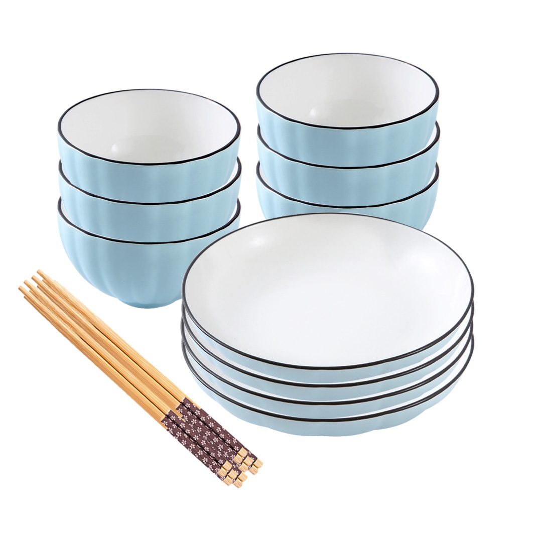 Blue Stylish Dinnerware Set