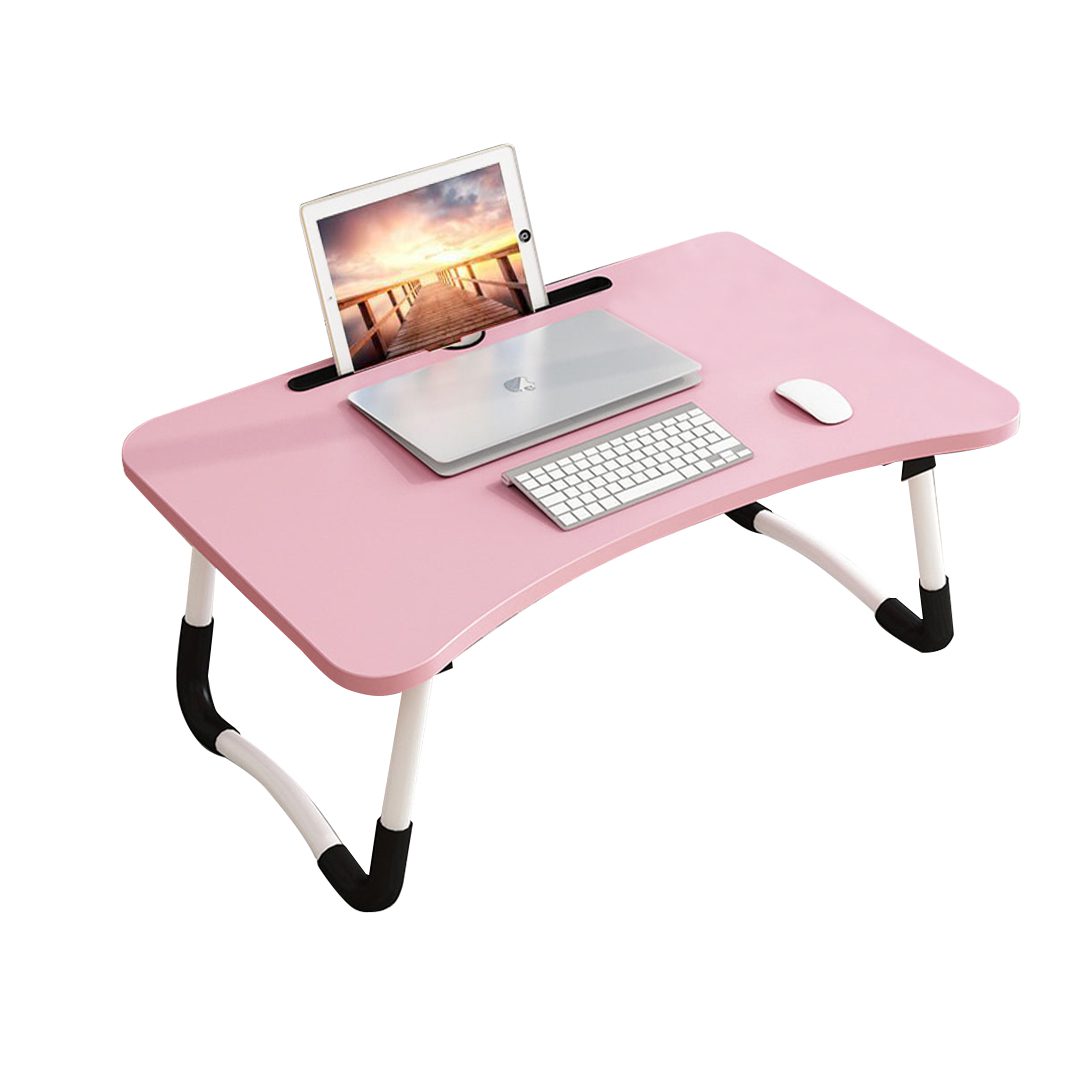 Foldable Sofa Study Table Laptop and Notebook Stand Card Slot Holder - Free Shipping