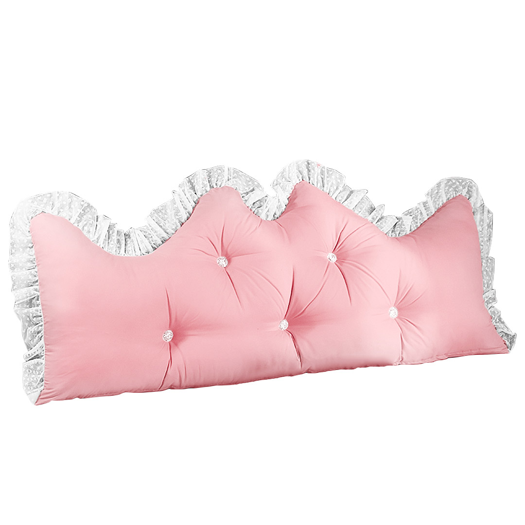 180cm Pink Princess Bed Rest Support Pillow Headboard Cushion - Free Shipping