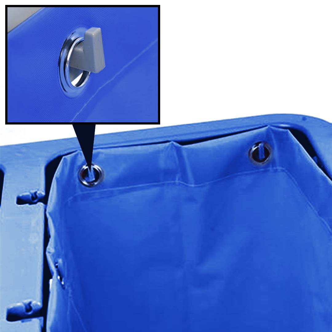 Janitor Cleaning Waste Trolley Waterproof Bag 3 Tier Multifunction - Free Shipping - Image 3