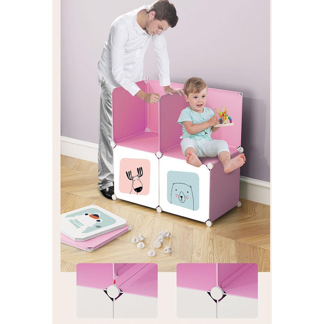 Portable Princess Wardrobe Divided Multipurpose Storage Closet - Free Shipping - Image 4