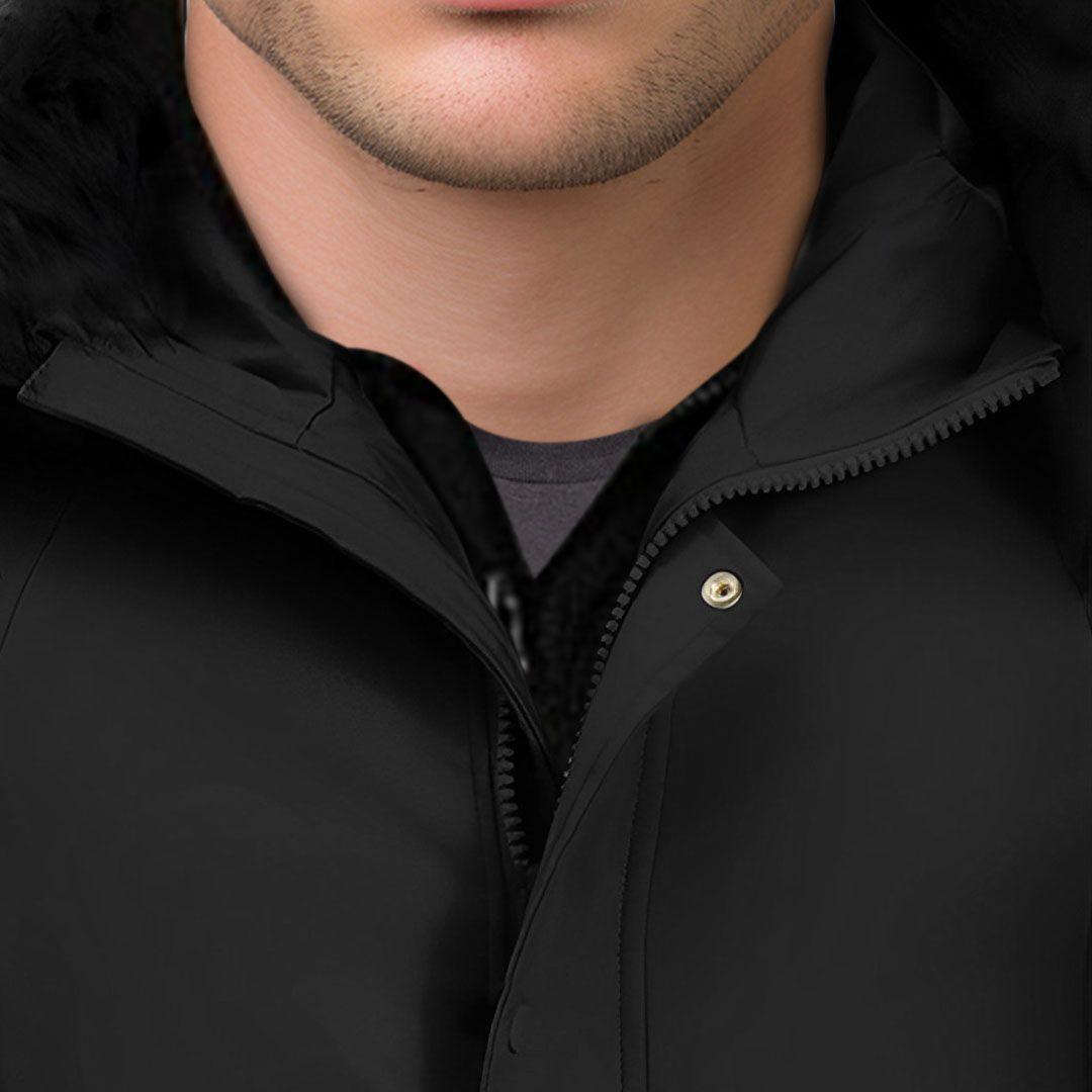 abbee Black 3XL Urban Edge Black Fashion Jacket, Stylish Outerwear - Free Shipping - Image 4