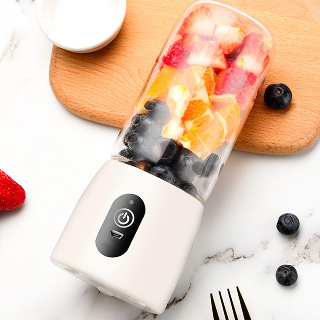 Rechargeable Handheld Juice Portable Mini USB Fruit Mixer Juicer White - Free Shipping - Image 4