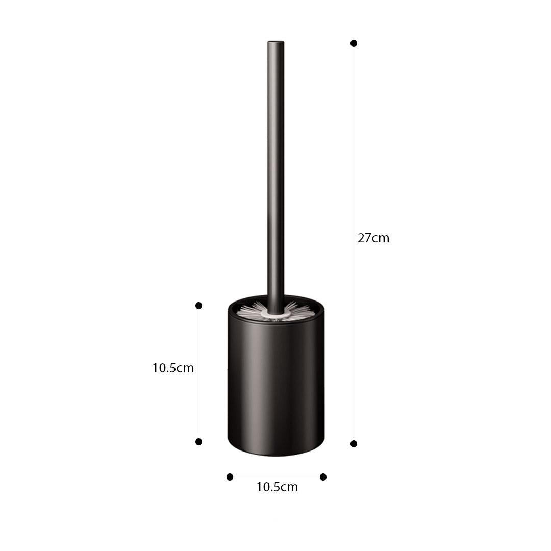 Wall-Mounted Toilet Brush with Holder Cleaning Black - Free Shipping - Image 6