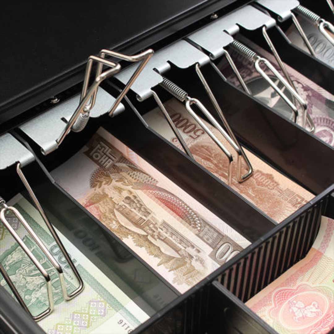 Black Heavy Duty Cash Drawer Electronic 4 Bills 8 Coins Cheque Slot Tray Pos 410 - Free Shipping - Image 6