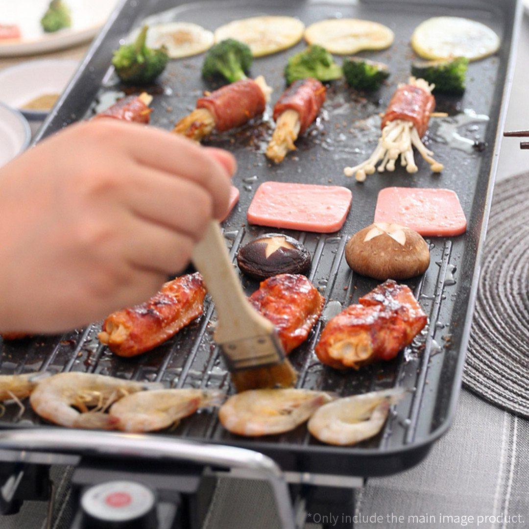 Korean Electric BBQ Grill Teppanyaki Tough Non-stick Surface Hot Plate 48cm - Free Shipping - Image 8