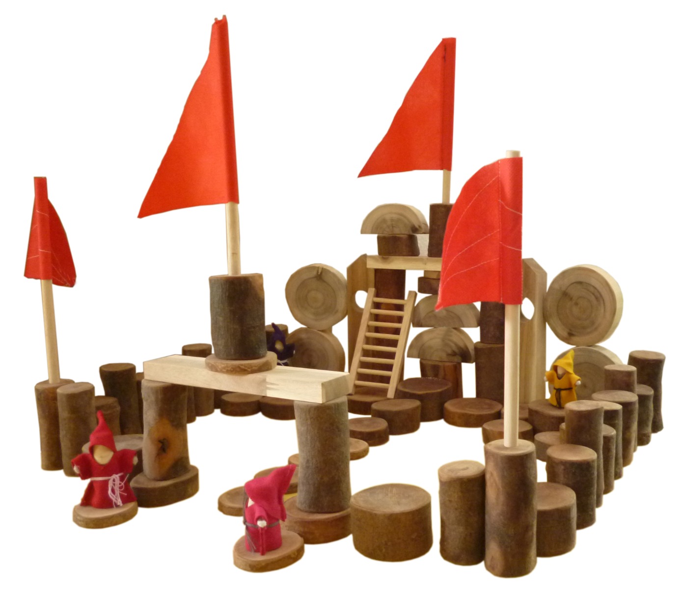 75-Piece Tree Castle Building Blocks