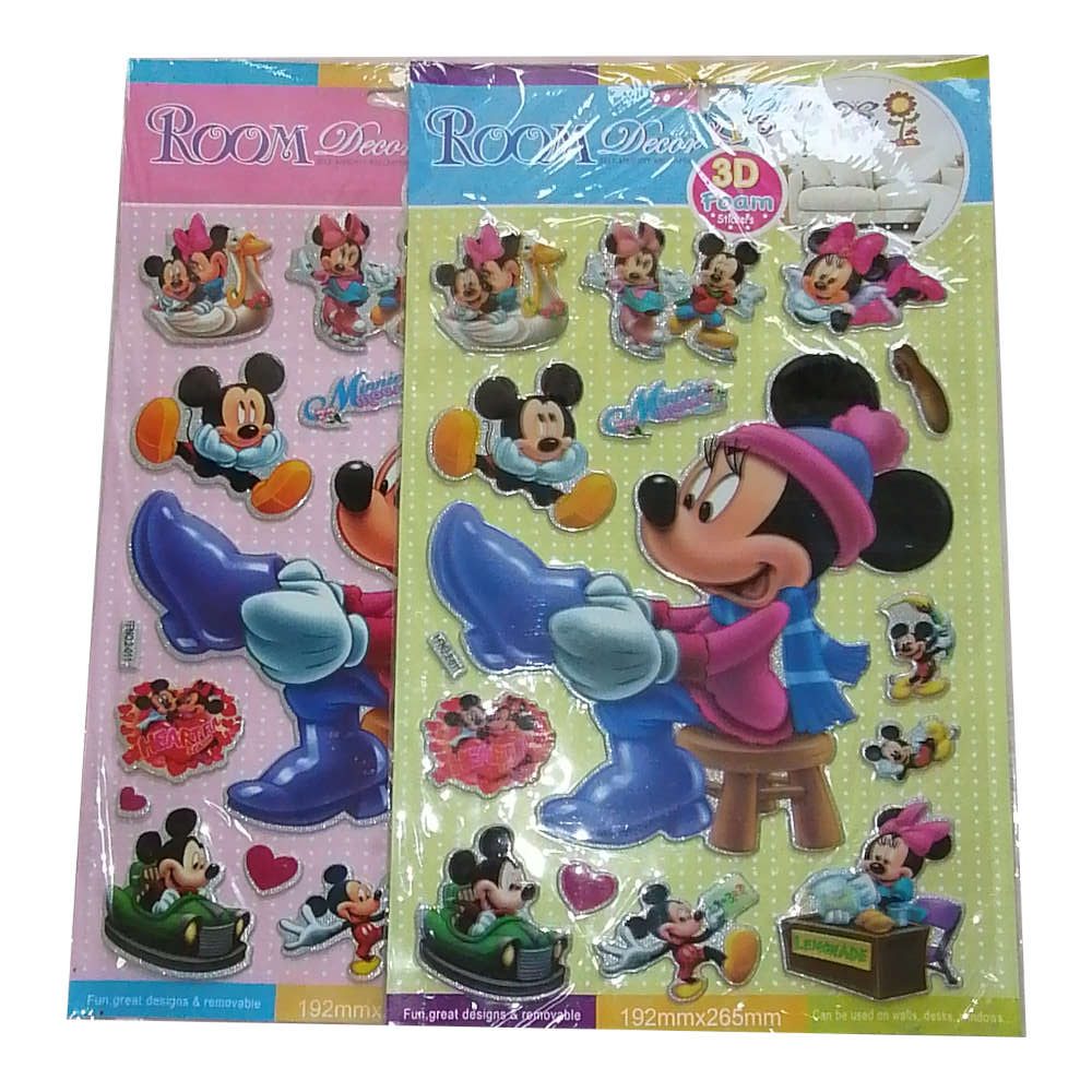 Mickey Mouse 3D Stickers