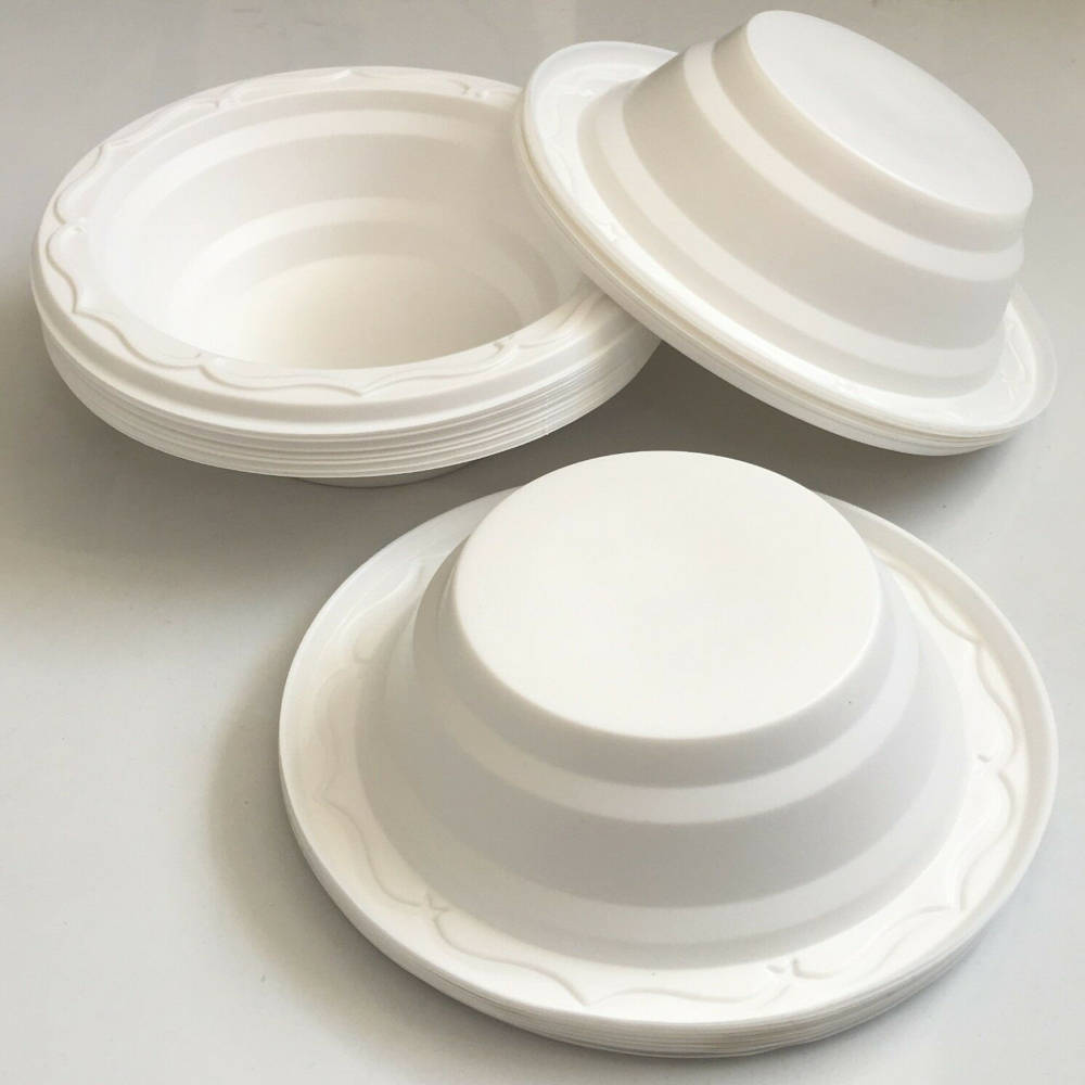 disposable plastic dessert bowls