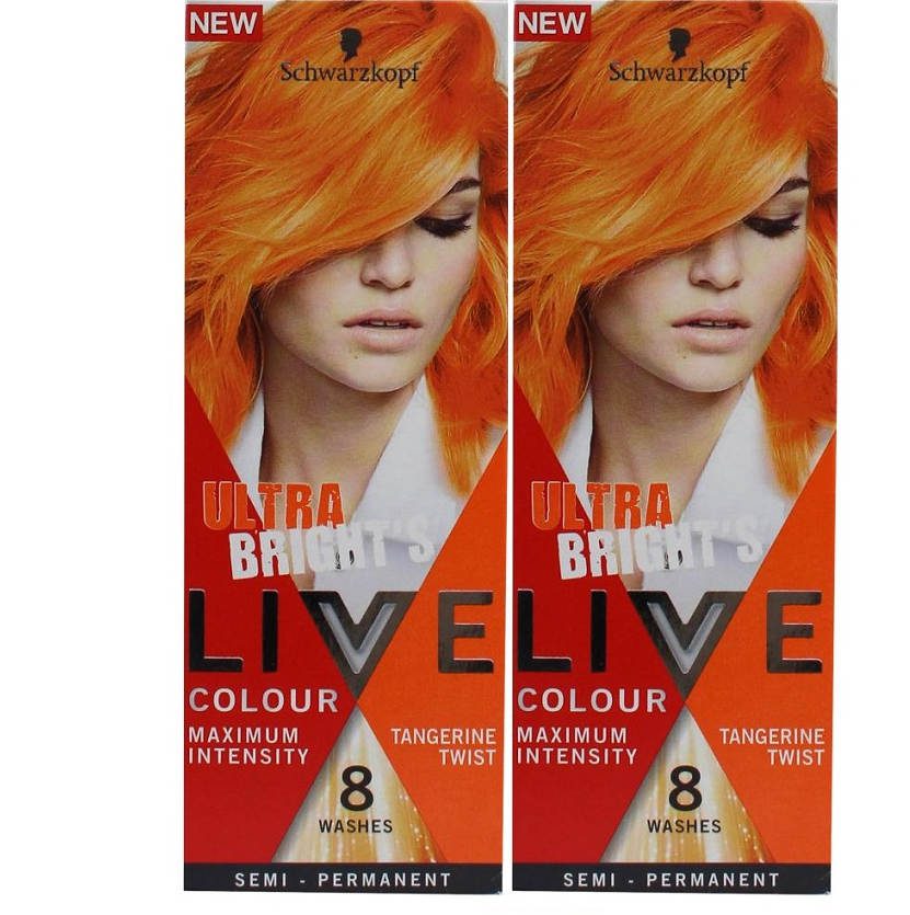 Live Hair Colour Orange