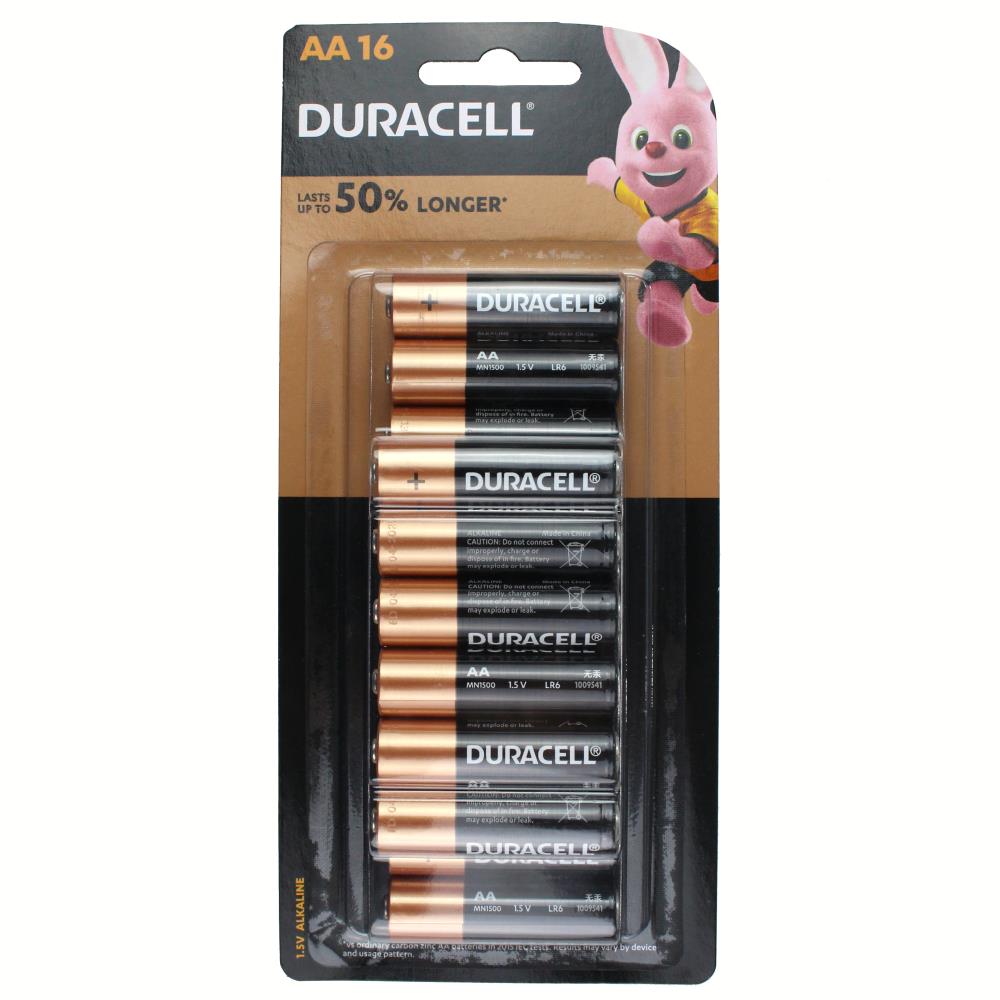 duracell aa batteries 16 pack