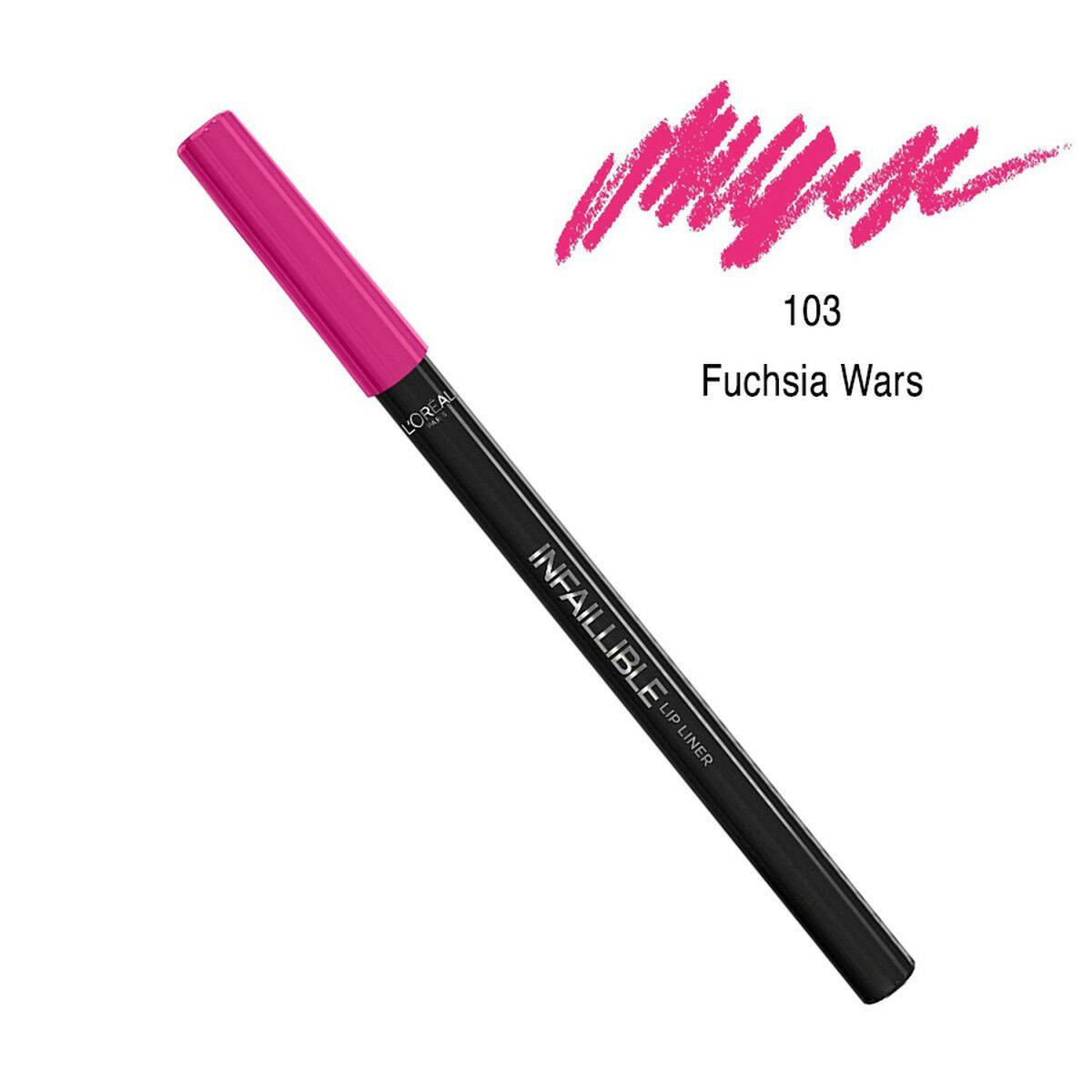 L'Oréal Infallible Longwear Lip Liner 103 Fuchsia Wars