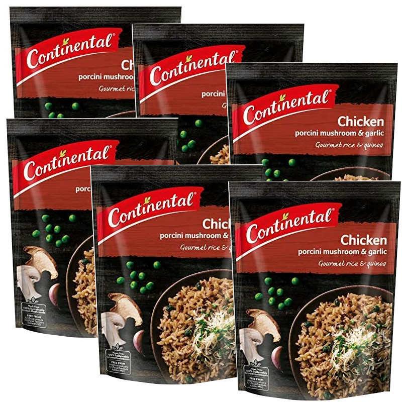 CONTINENTAL Gourmet Rice & Quinoa Spinach x 6