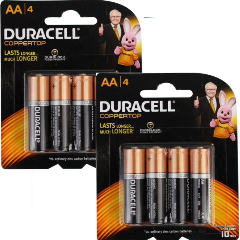 duracell coppertop aa batteries