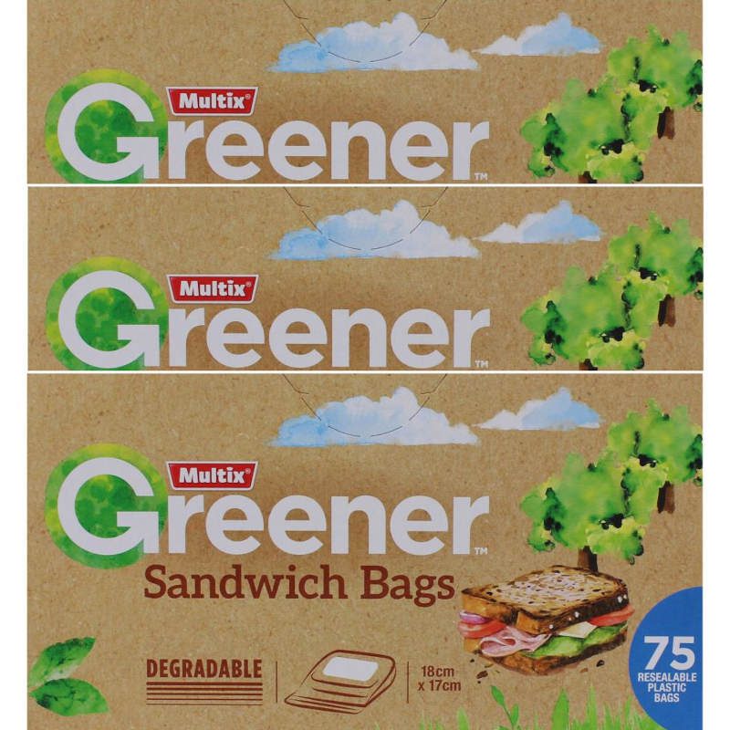multix greener sandwich bags