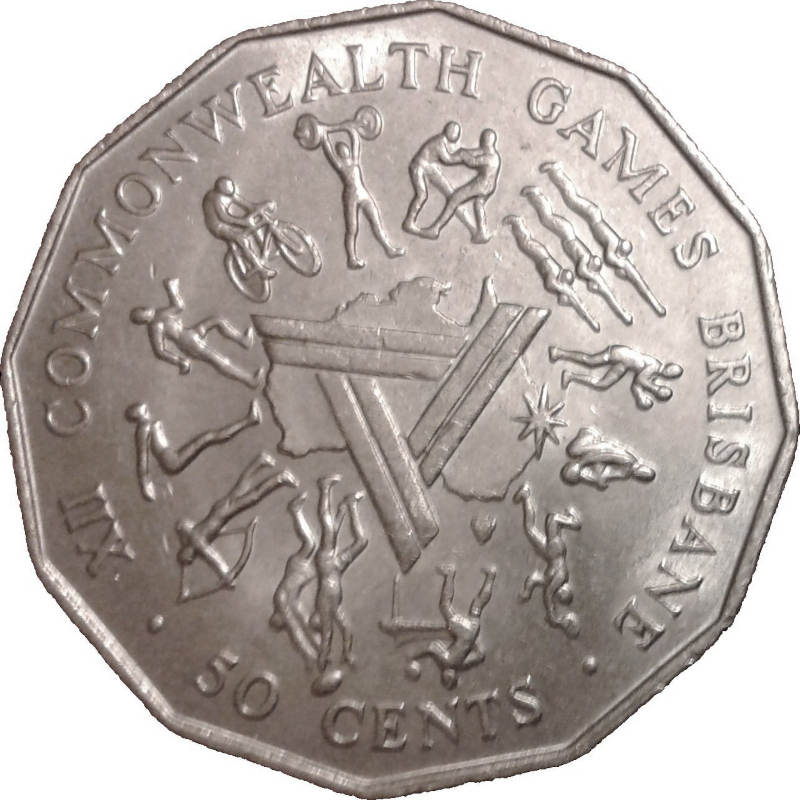 commonwealth games brisbane 1982 coin