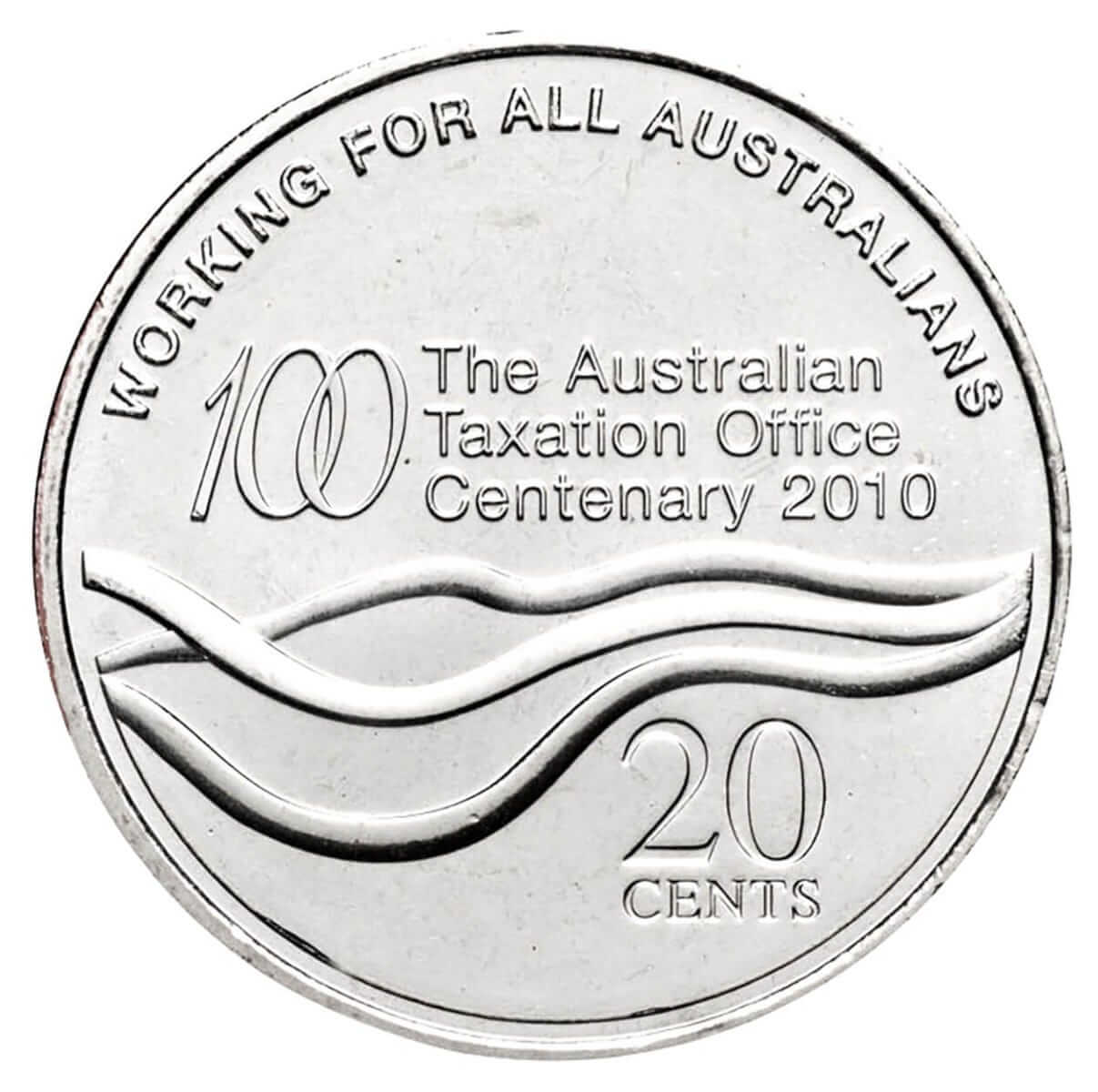ato centenary 20 cent coin