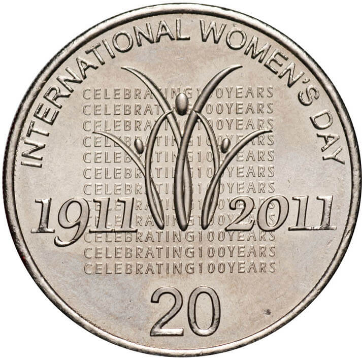 International women's day coin
