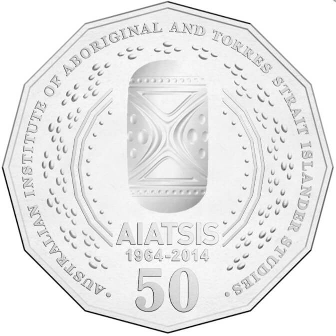 2014 AIATSIS 50 cent coin