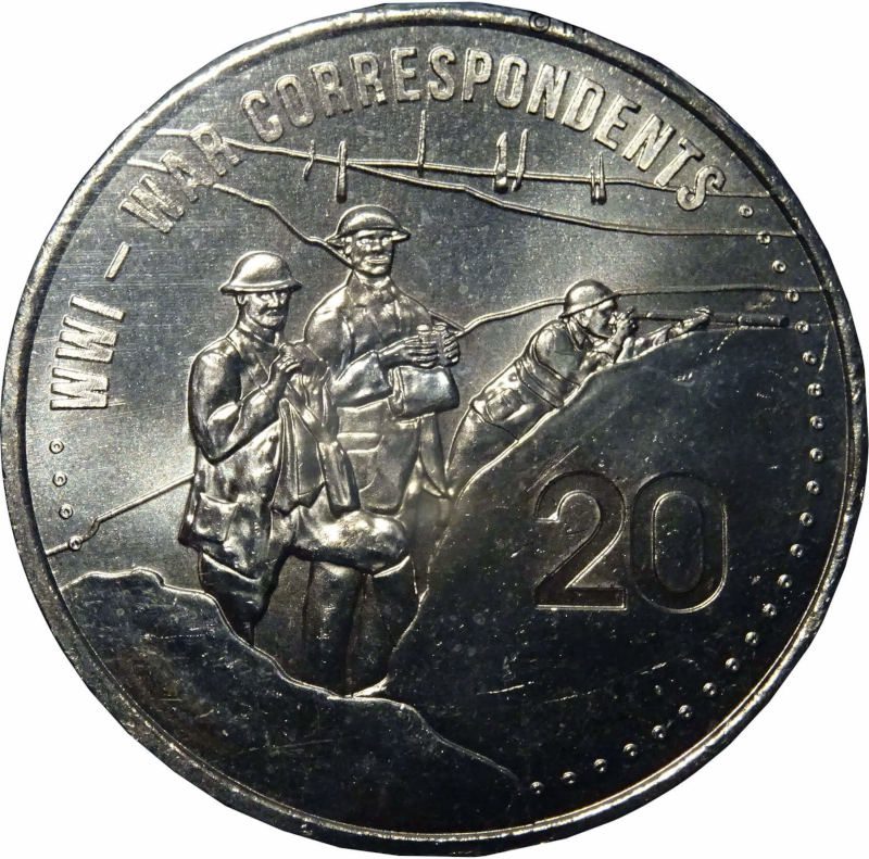 WWI correspondents coin