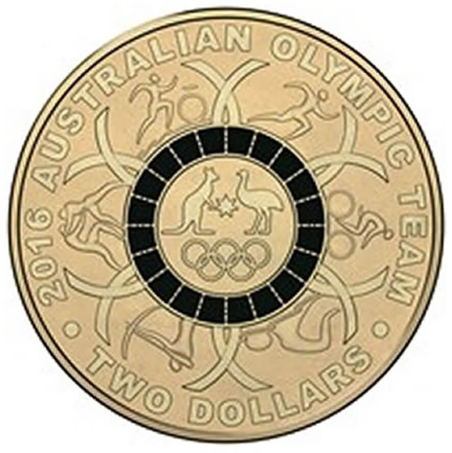 2016 $2 olympic coin