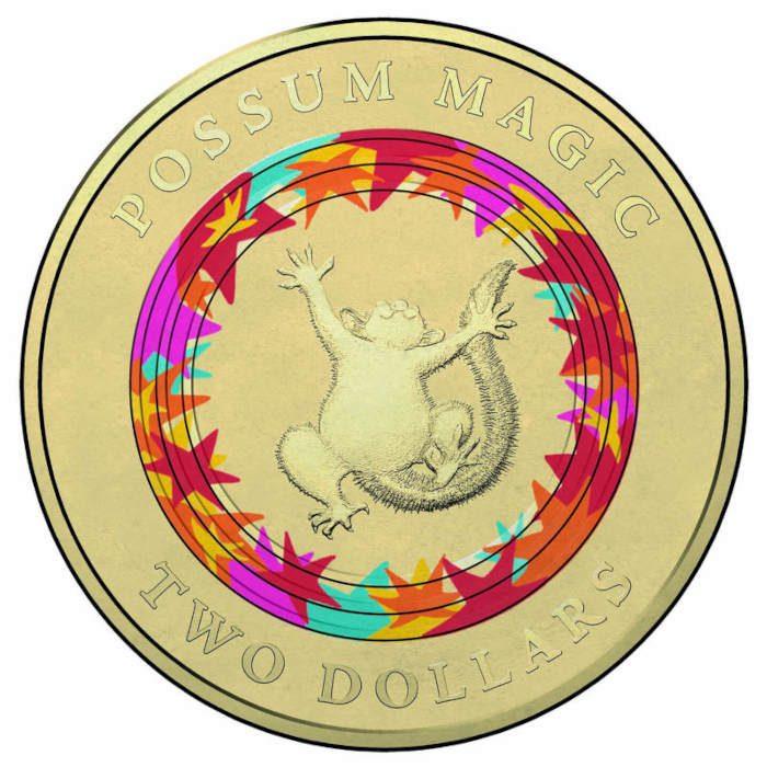 Possum Magic Colour Limited Mintage $2 Coin Happy Hush 2017