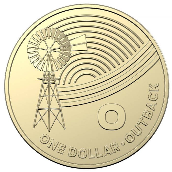 outback one dollar coin