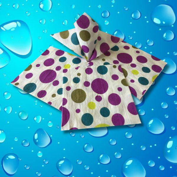 Modern Printed Paper Napkin Polka Dots 20PK X 4
