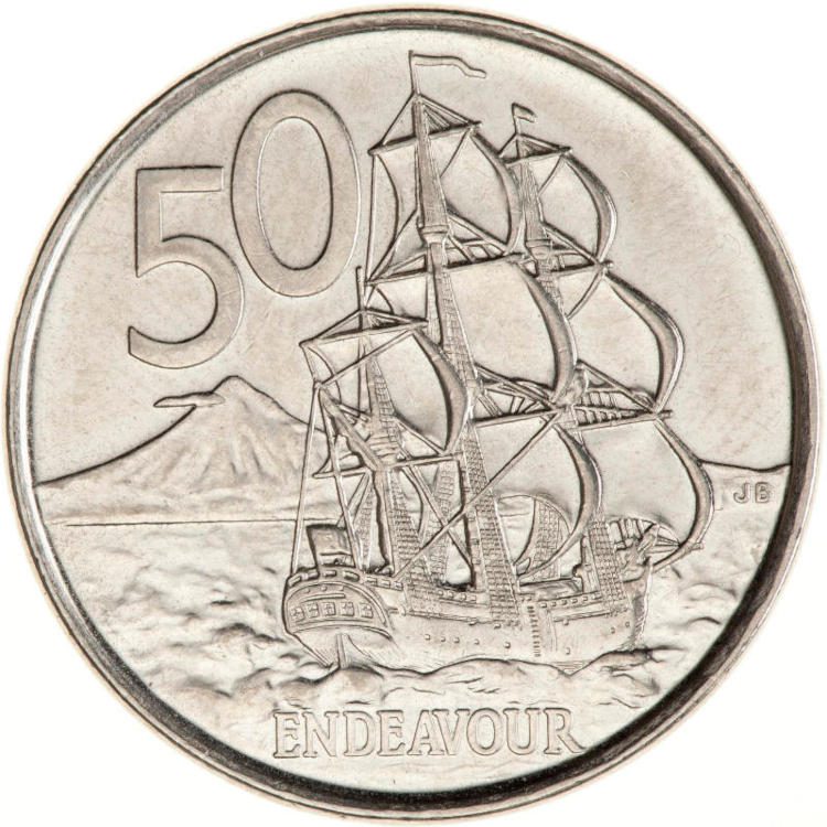 New Zealand 50c coin