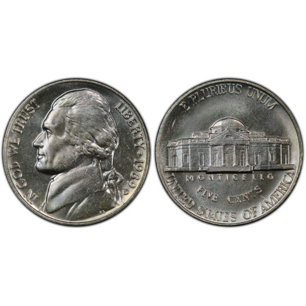 USA 5 cent coin