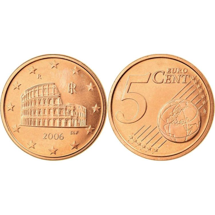 Euro 5 cent coins