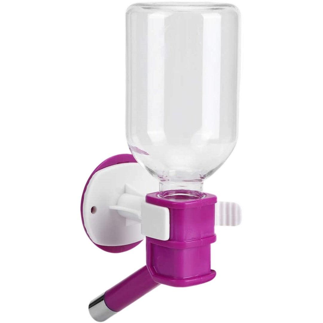 Purple Hanging Pet Water Bottle, Leak-Proof Hydration Solution - Free Shipping - Image 4