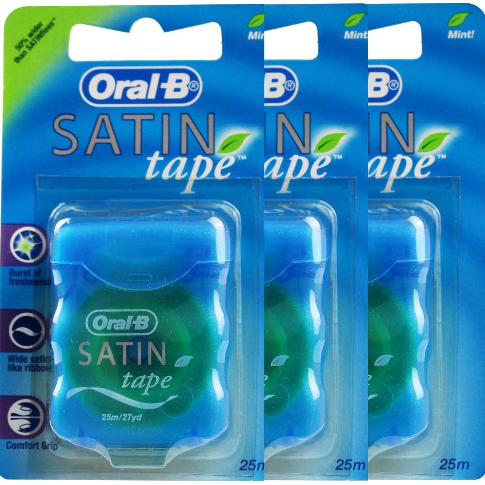 Oral-B Satin Tape Dental Floss Mint