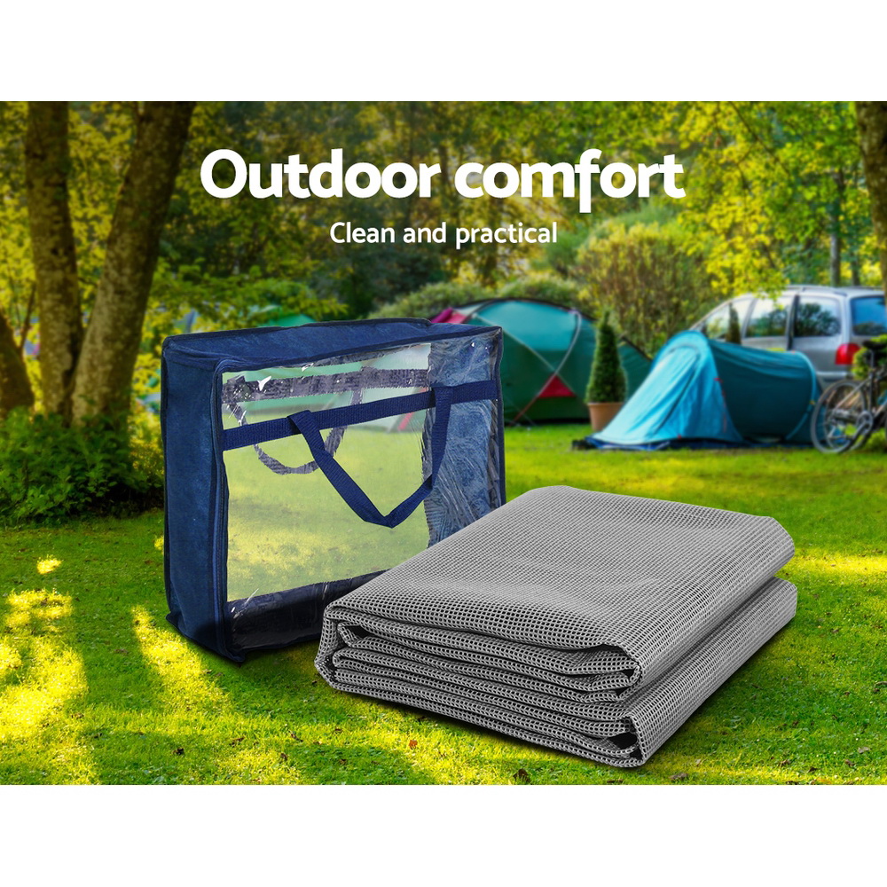Weisshorn 2 Pack Caravan Annex Mat Floor Mesh 3m x 2.5m - Image 3