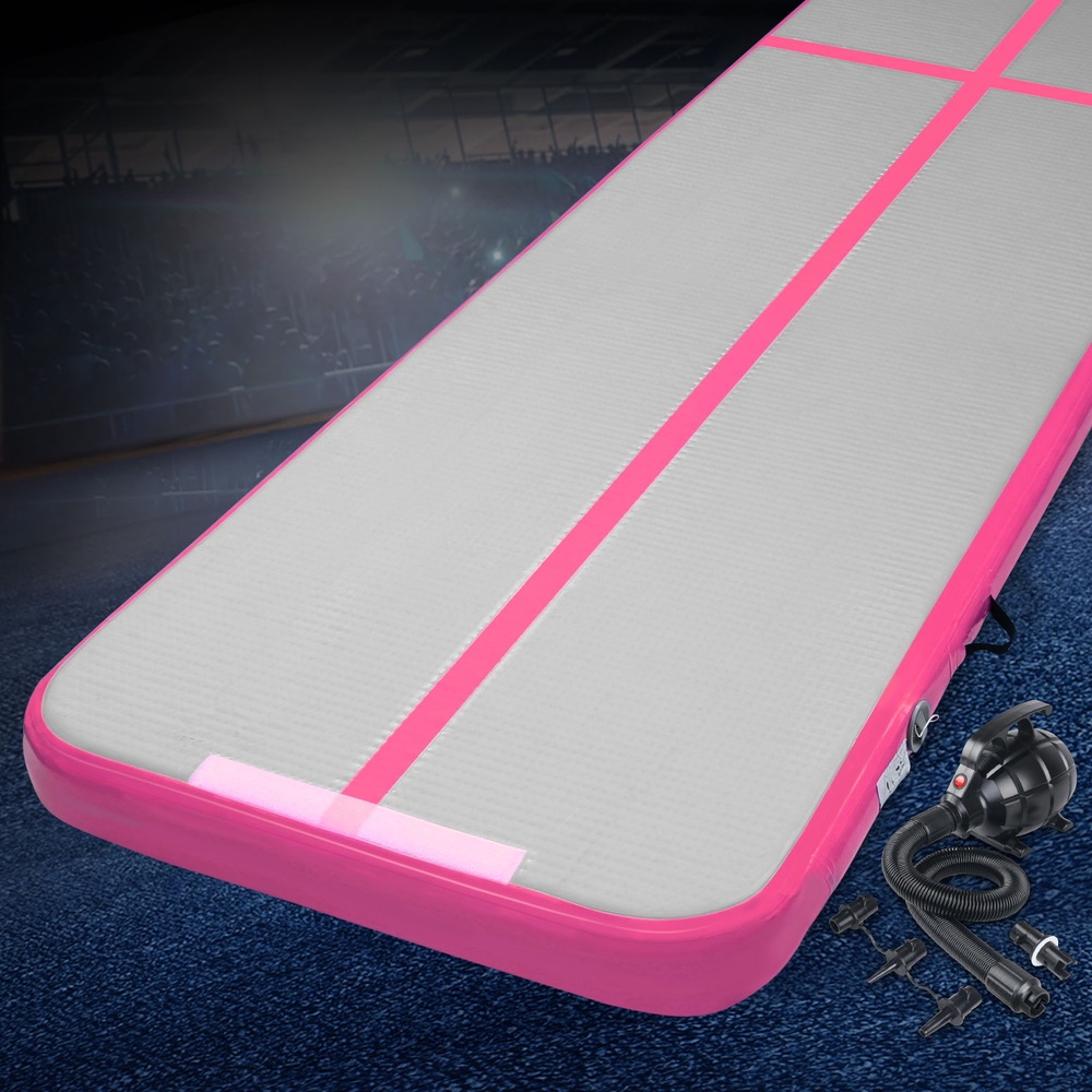 Everfit 4x1M Airtrack Inflatable Air Track Tumbling Mat with Pump for Floor Gymnastics - Image 7