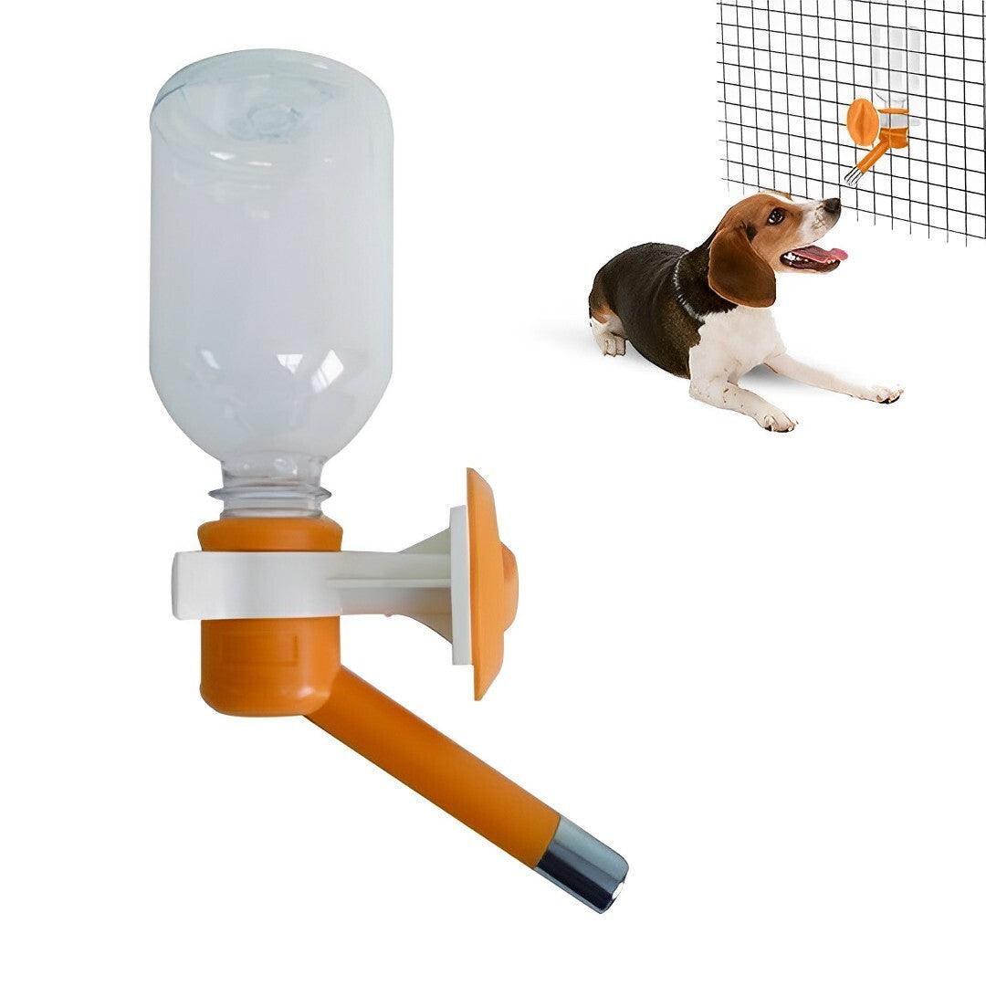 Orange Leak-Proof Pet Water Bottle, Convenient Hydration - Free Shipping