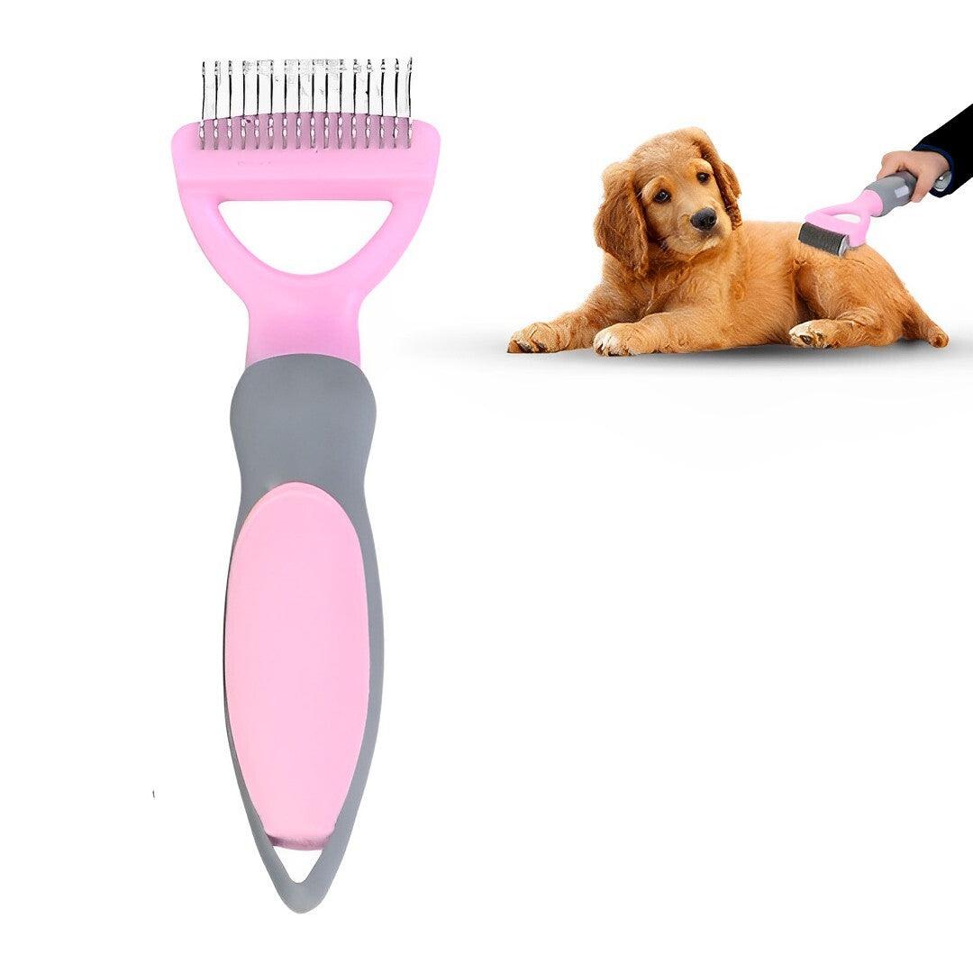 Pink Pet Detangling Comb, Smooth, Shiny Fur, Premium Pet Care Range - Free Shipping