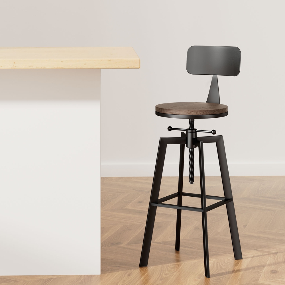 Artiss Vintage Metal Kitchen Counter Bar Stools