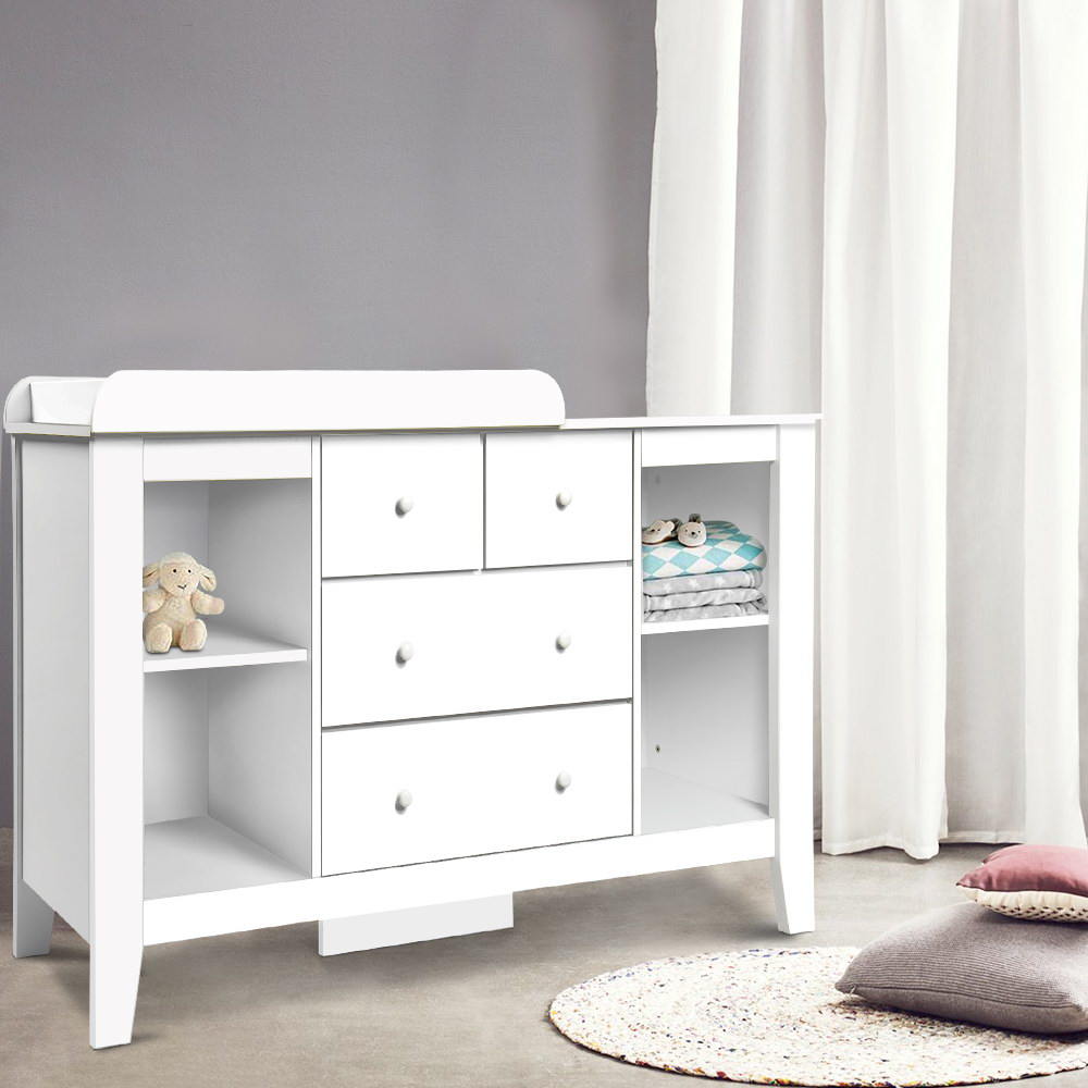 Keezi Baby Changing Table & Nursery Cabinet Station