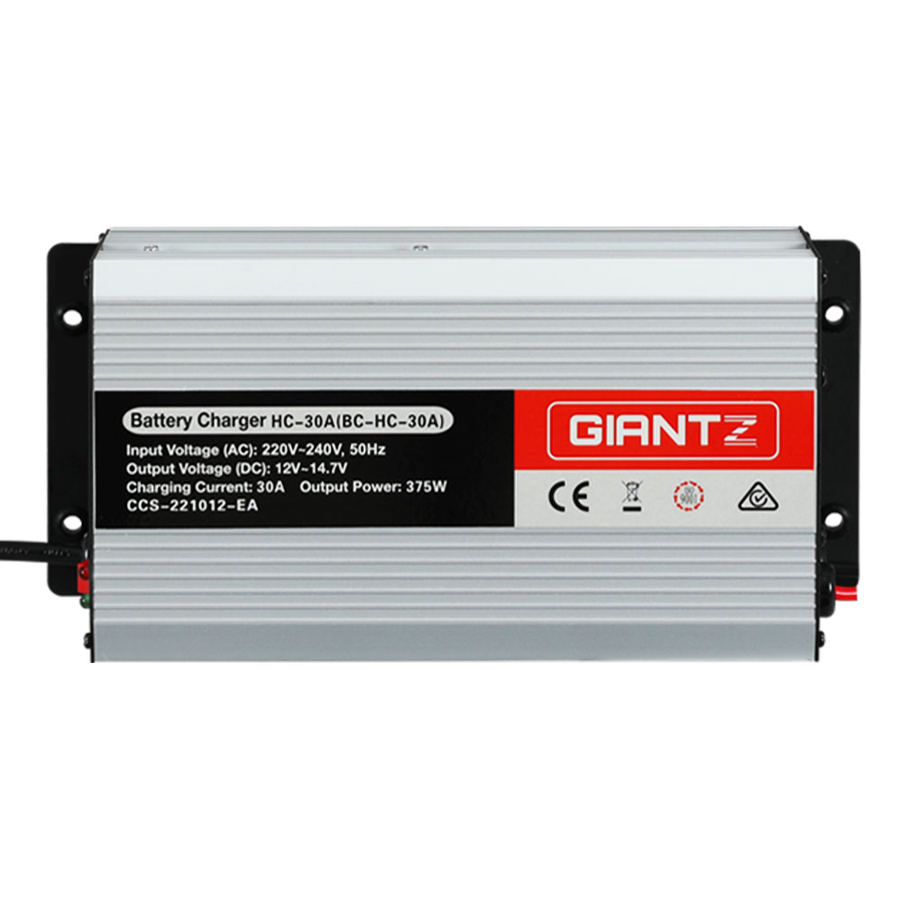 Giantz 12V 30A Car Battery Charger 30Amp ATV 4WD Boat - Image 3