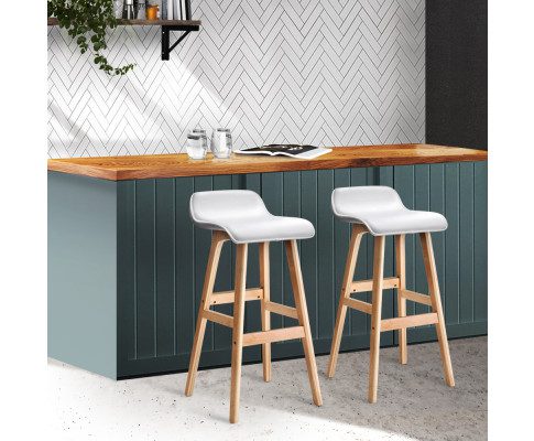 Wood Wave Bar Stools
